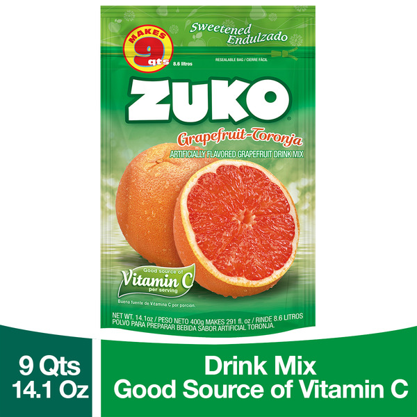 Cocoa & Drink Mixes ZUKO Grapefruit-Toronja Family hero