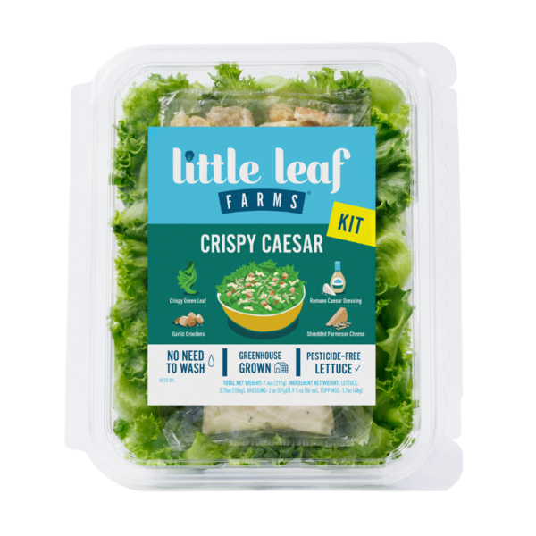 Prepared Meals Little Leaf Farms Crispy Caesar Salad Kit hero