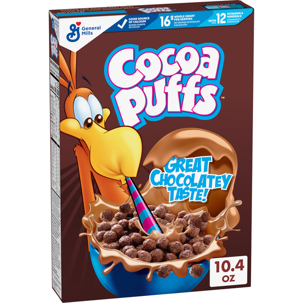 Cereal Cocoa Puffs Chocolate Breakfast Cereal with Whole Grains hero