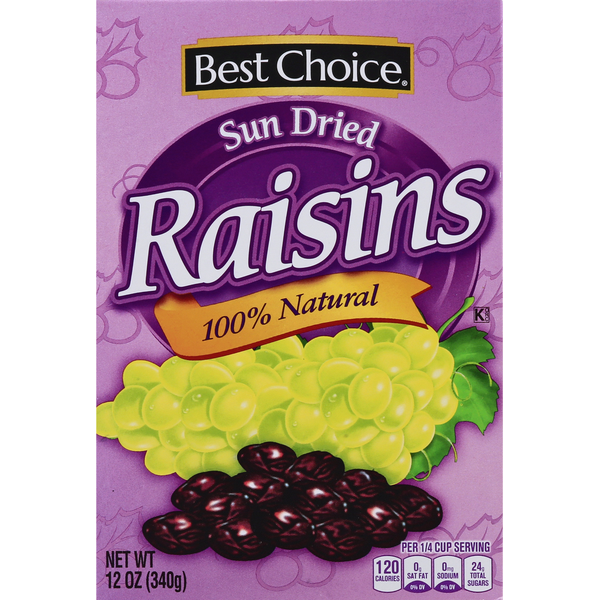 Nuts, Seeds & Dried Fruit Best Choice Raisins, Sun Dried hero