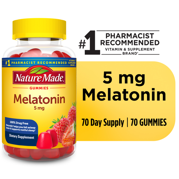 Vitamins & Supplements Nature Made Melatonin 5 mg Gummies hero