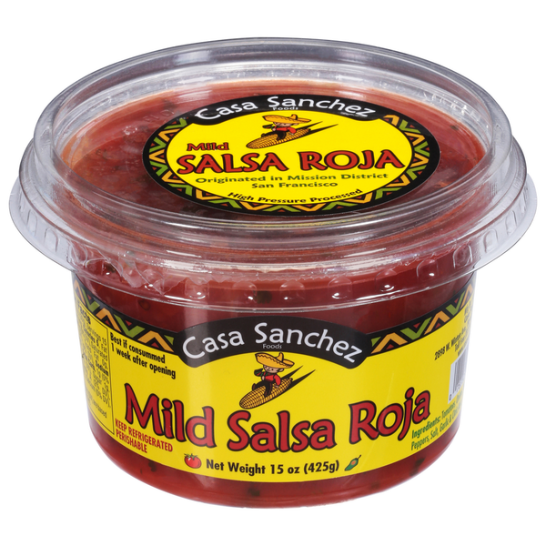 Fresh Dips & Tapenades Casa Sanchez Salsa Roja, Mild hero