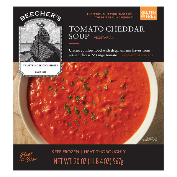 Specialty Cheeses Beecher's Handmade Cheese Tomato Cheddar Soup hero