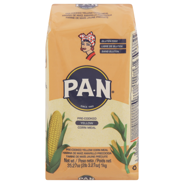 Baking & Supplies P.A.N. Corn Meal, Pre-Cooked, Yellow hero