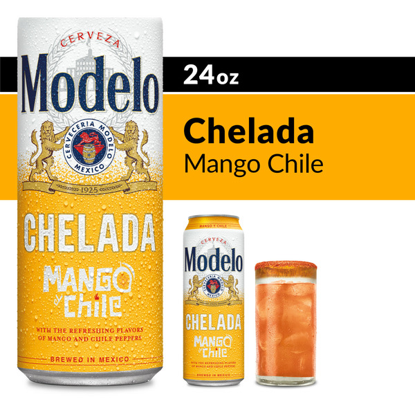 Specialty Beers Modelo Chelada Mango y Chile Mexican Import Flavored Beer Can hero