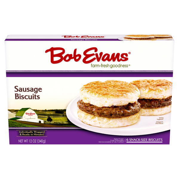 Frozen Breakfast Bob Evans Farms Sausage Biscuits hero