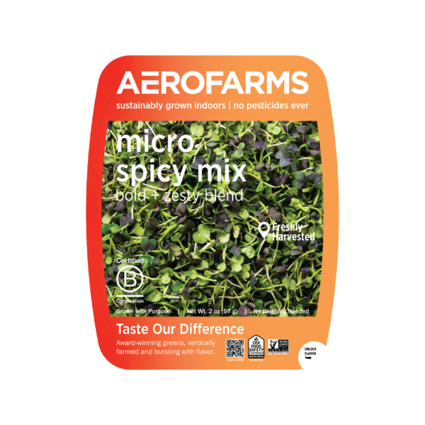 Fresh Vegetables AeroFarms Micro Spicy Mix hero