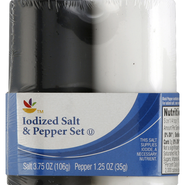 Spices & Seasonings Store Brand Iodized Salt & Pepper Set hero