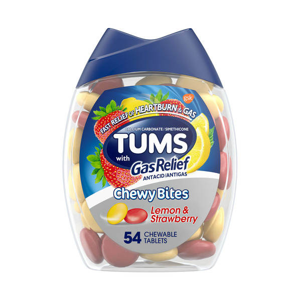 Muscles, Joints & Pain Relief TUMS Chewable Antacid Tablets hero