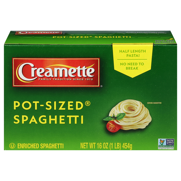 Dry Pasta Creamette Spaghetti, Pot-Sized hero