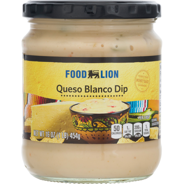 Preserved Dips & Spreads Food Lion Dip, Queso Blanco hero