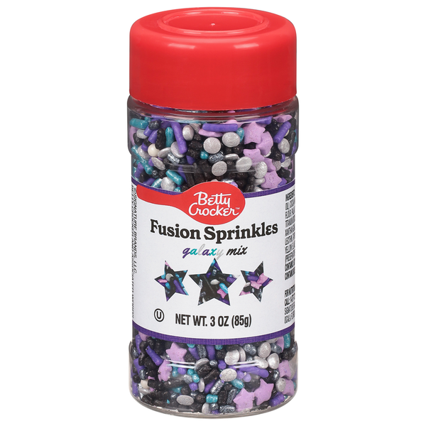 Baking Supplies & Decor Betty Crocker Fusion Sprinkles, Galaxy Mix hero