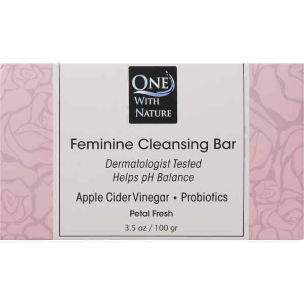 Feminine Care One with Nature Feminine Cleansing Bar, Petal Fresh hero