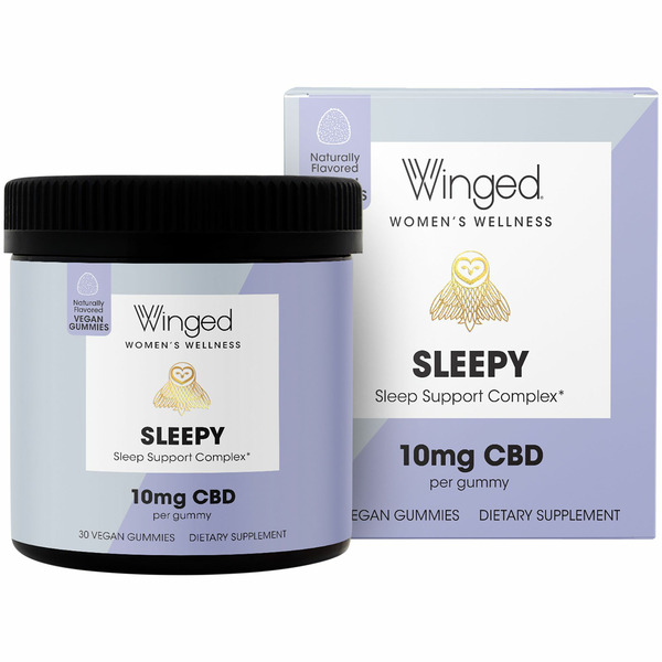 CBD Winged Hemp Extract, Sleepy, Gummies hero