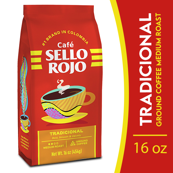 Coffee Sello Rojo Tradicional, Medium Roast Ground Coffee hero