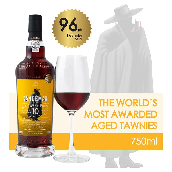 Red Wine Sandeman 10 Year Old Aged Tawny Port hero