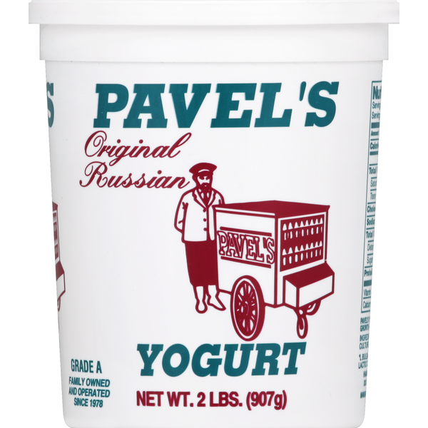 Yogurt Pavels Yogurt, Original Russian hero