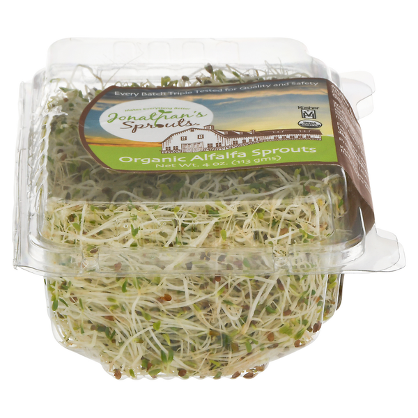 Tofu & Meat Alternatives Jonathan's Sprouts Alfalfa Sprouts, Organic hero