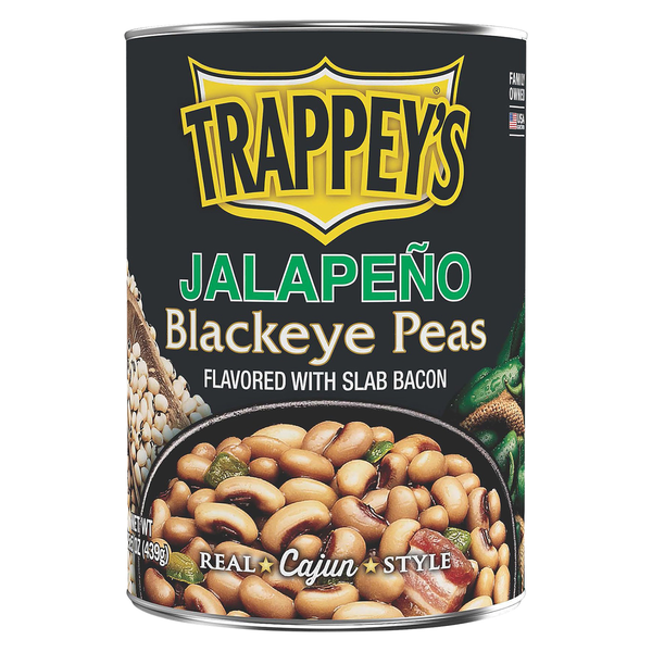 Canned Meals & Beans Trappey's Blackeye Peas with Jalapenos hero