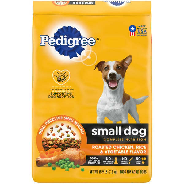 Dog Food & Care Pedigree Small Dog Complete Nutrition Adult Dry Dog Food Roasted Chicken, Rice & Vegetable Flavor hero