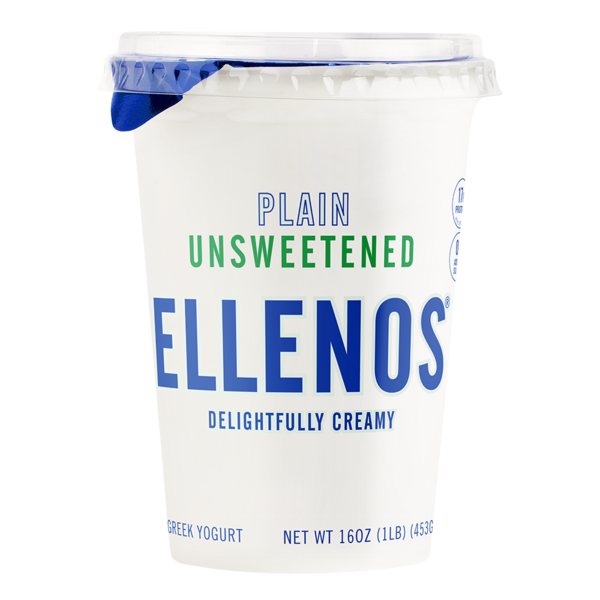 Yogurt Ellenos Plain Unsweetened, Greek Yogurt hero