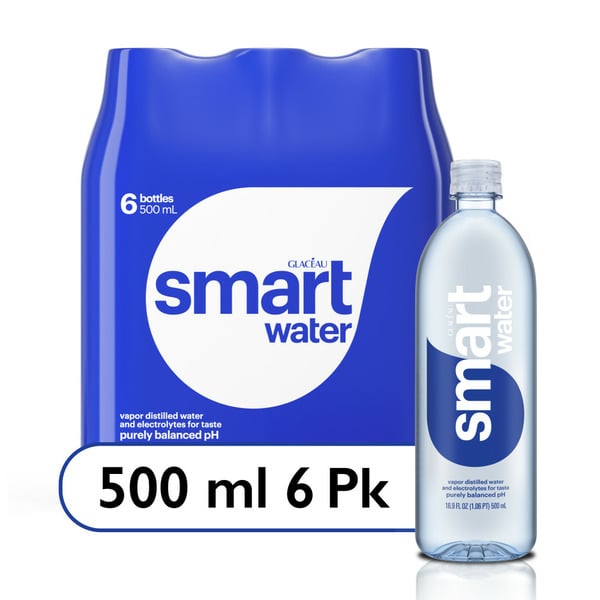 Water, Seltzer & Sparkling Water smartwater Vapor Distilled Water hero