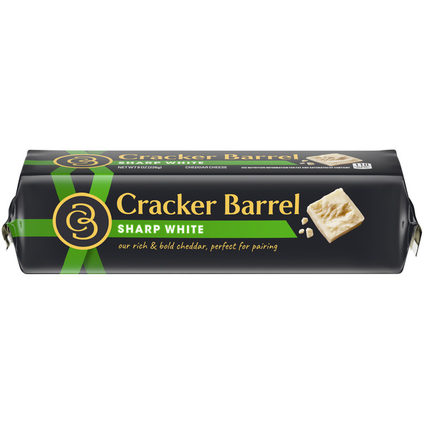 Packaged Cheese Cracker Barrel Sharp White Cheddar Cheese hero