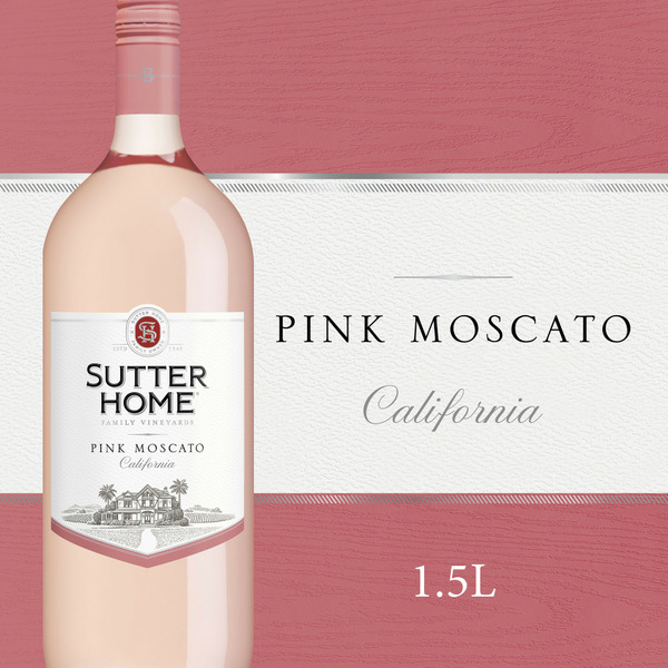 Red Wines Sutter Home Pink Moscato Pink Wine hero