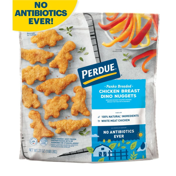 Frozen Meat & Chicken Perdue Panko Breaded Chicken Nuggets Dino Shapes hero