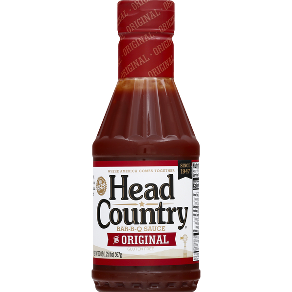 Marinades & Meat Preparation Head Country Bar-B-Q Sauce, Original hero