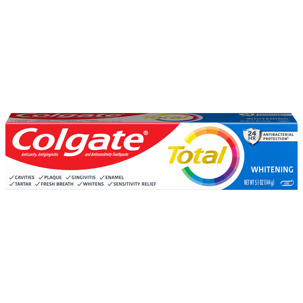 Oral Hygiene Colgate Toothpaste, Whitening, Gel hero