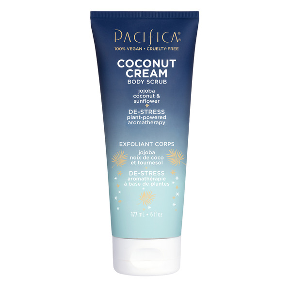 Pacifica Coconut Cream Body Scrub, Exfoliating, Vegan hero