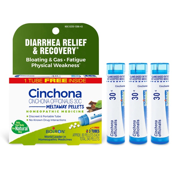 Digestion Boiron Cinchona 30c, Homeopathic Medicine for Diarrhea Relief and Recovery hero