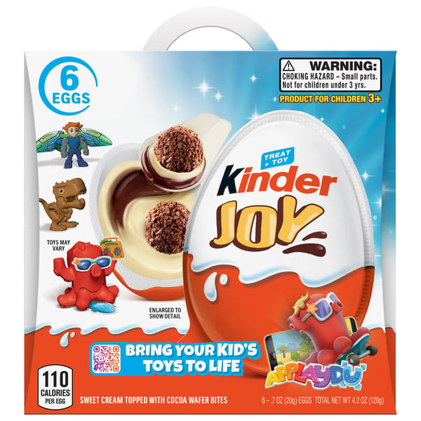 Candy & Chocolate Kinder Eggs, Treat Plus Toy, Sweet Cream and Chocolatey Wafers, Individually Wrapped hero