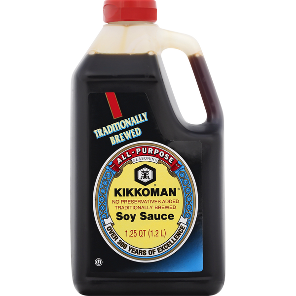 Asian Foods Kikkoman Soy Sauce hero