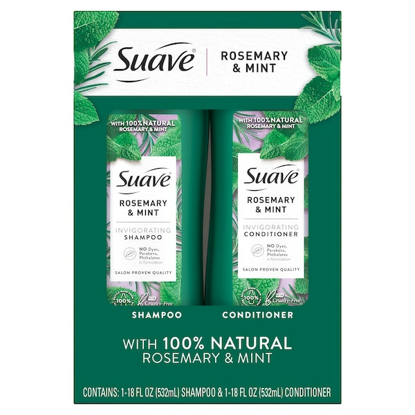 Suave Shampoo And Conditioner Rosemary And Mint hero