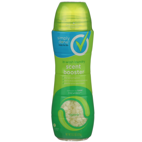 Dish Detergents Simply Done In-Wash Laundry Scent Booster, Spark hero