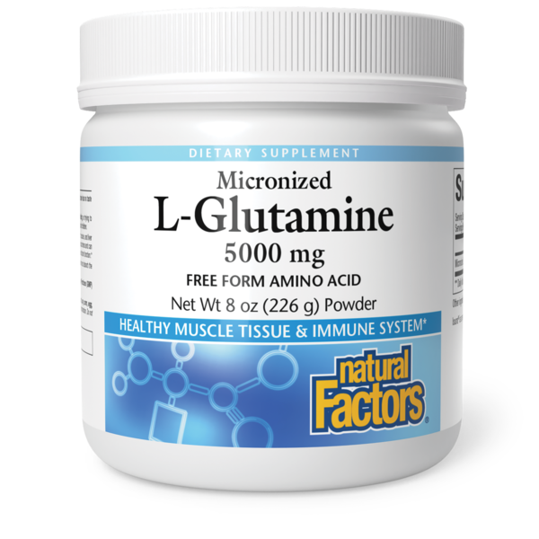 Vitamins & Supplements Natural Factors Micronized L-Glutamine hero