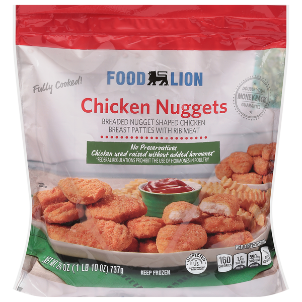 Frozen Meat Food Lion Chicken Nuggets hero