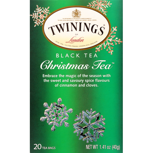 Tea Twinings Black Tea, Christmas Tea, Bags hero