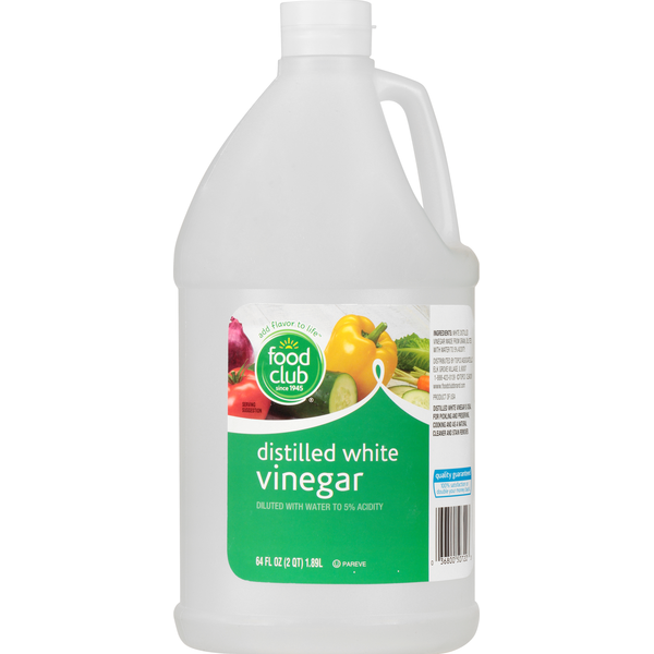 Oils & Vinegars Food Club Vinegar, Distilled White hero