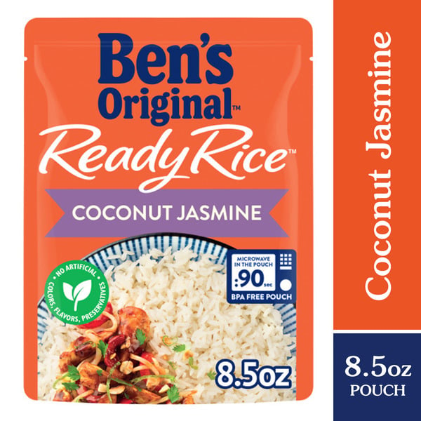 Instant Foods Ben's Original Coconut Jasmine Flavored Rice Easy Dinner Side hero