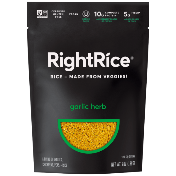 Grains, Rice & Dried Goods RightRice Garlic Herb hero