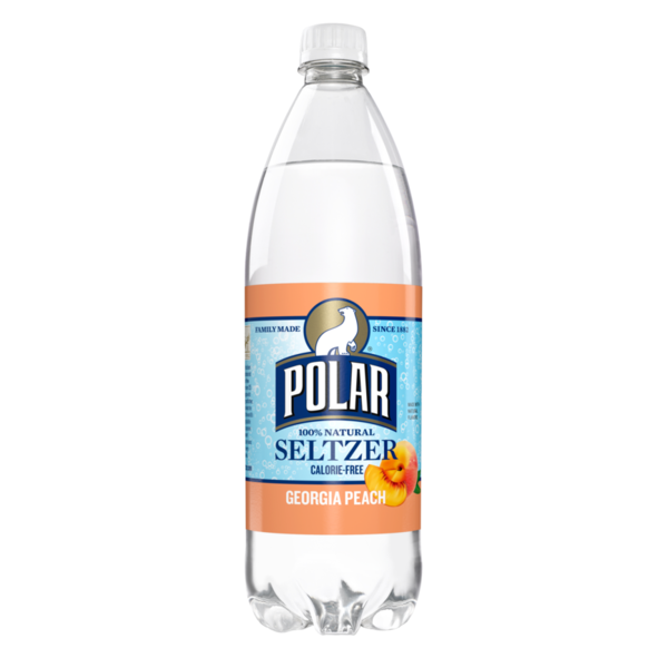 Water, Seltzer & Sparkling Water Polar Seltzer, 100% Natural, Georgia Peach hero