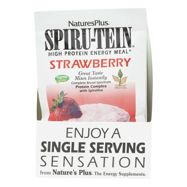 Protein & Meal Replacements NaturesPlus SPIRU-TEIN Protein Powder Meal - Strawberry hero