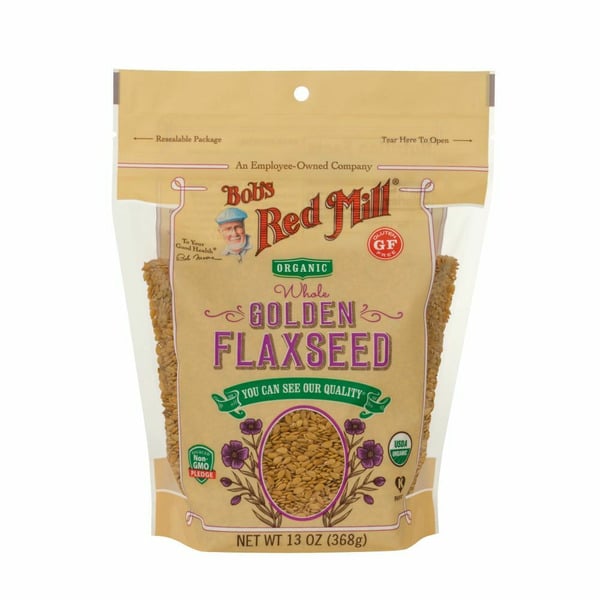 Spices & Seasonings Bob's Red Mill Golden Flaxseeds, Organic hero