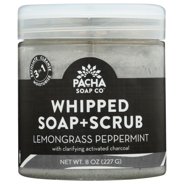 Beauty Pacha Soap Co. Whipped Soap + Scrub hero