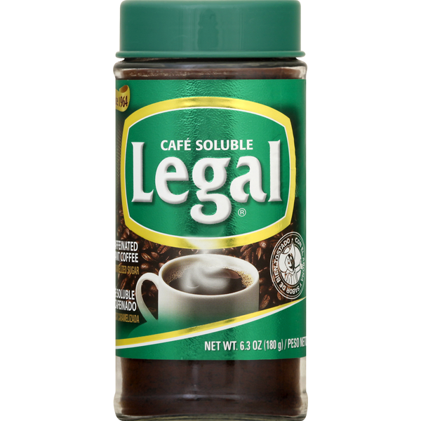 Coffee Café Legal Instant Coffee, Decaffeinated hero