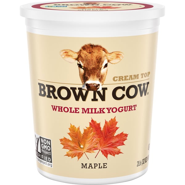 Yogurt Brown Cow® Cream Top Whole Milk Yogurt Maple hero