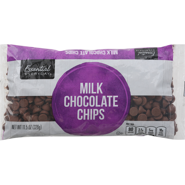 Candy & Chocolate Essential Everyday Milk Chocolate Chips hero